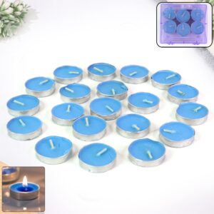 Multicolor Tea Light Candles - (20 Pc)