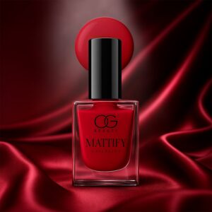 OG Beauty Red Carnival Mattify Nail Paint (10 ML / 1 Pc)