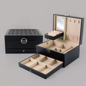 Multi-Layer Jewellery Organizer Box - (1 Pc)