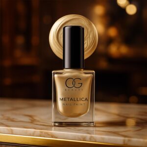 OG Beauty Premium Vintage Brass Metallica Nail Polish (1 Pc / 10 ML)