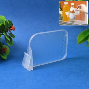 Plastic Storage Baskets Space allocator, Refrigerator Organizer Bins partition Clip (1 Pc)