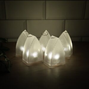 LED Flameless Decorative Lantern Lights - (5 Pc / Set)