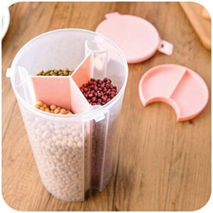 3 in 1 Transparent Air Tight Storage Dispenser Container