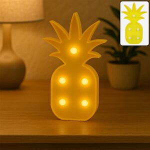 Pineapple Shaped LED Decorative Night Light (1 Pc)