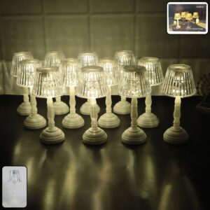LED Crystal Table Lamps (12 Pc)